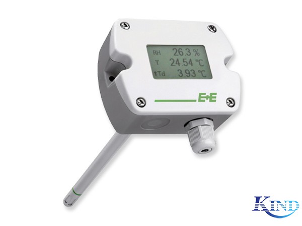 EE210 带显示的管道安装式温湿度变送器