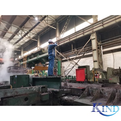 钢厂钢板红外测温演示-R500 Pro机型拍摄